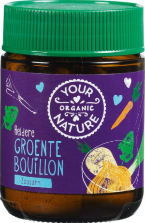 Bouillonpoeder (vrij van gist en suiker, kan sporen van gluten bevatten) 150 g