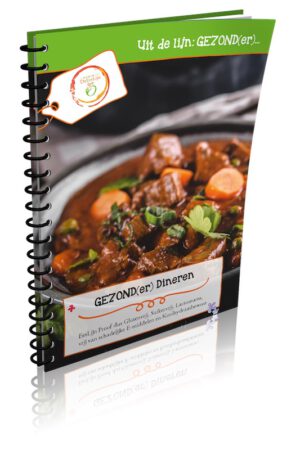 Receptenboek 'GEZOND(er) Dineren' (e-book)